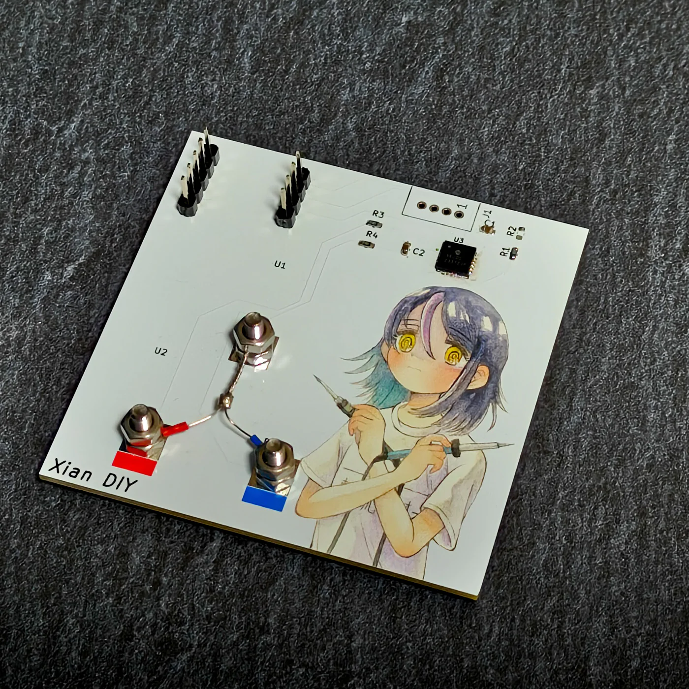 Xian DIY こて先温度測定基板